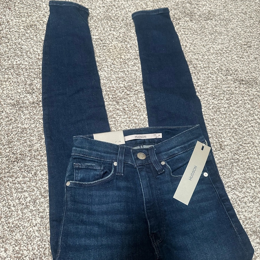 Hudson Jeans Women's Deep Indigo Skinny Jeans